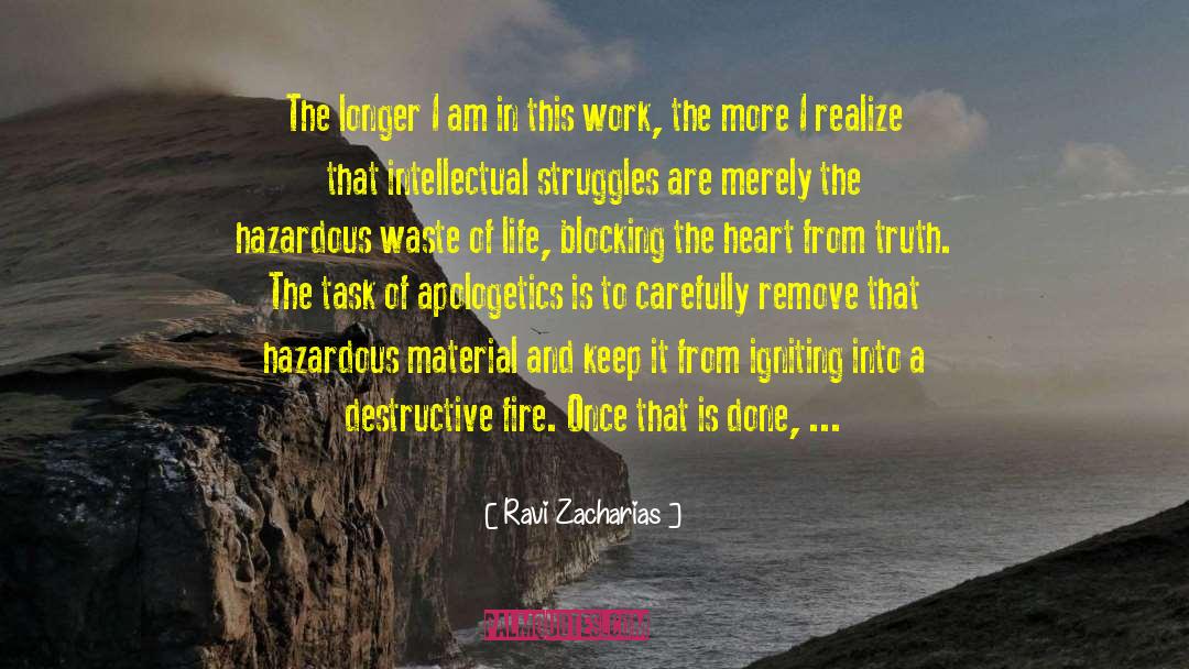 Hazardous Waste quotes by Ravi Zacharias