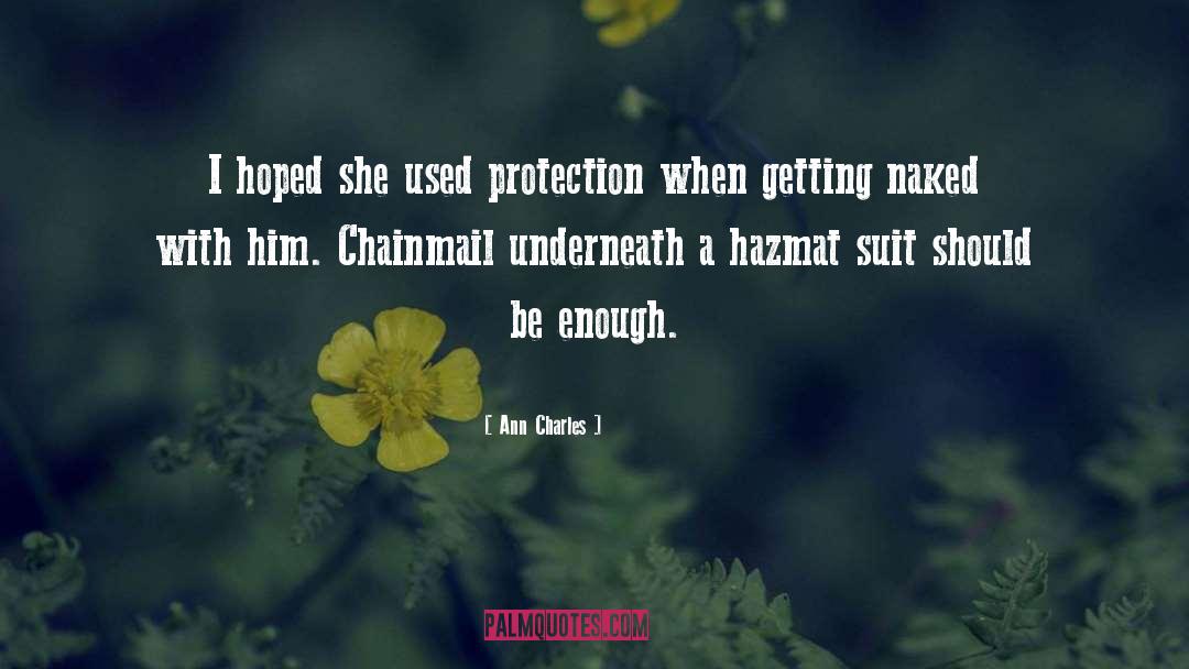 Hazmat quotes by Ann Charles