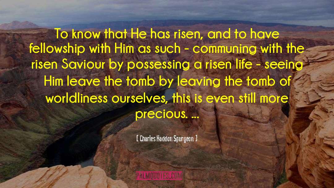 He Has Risen quotes by Charles Haddon Spurgeon