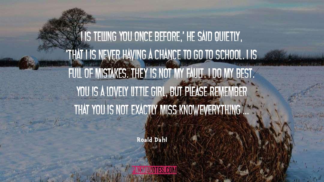 He Never Really Loved You quotes by Roald Dahl