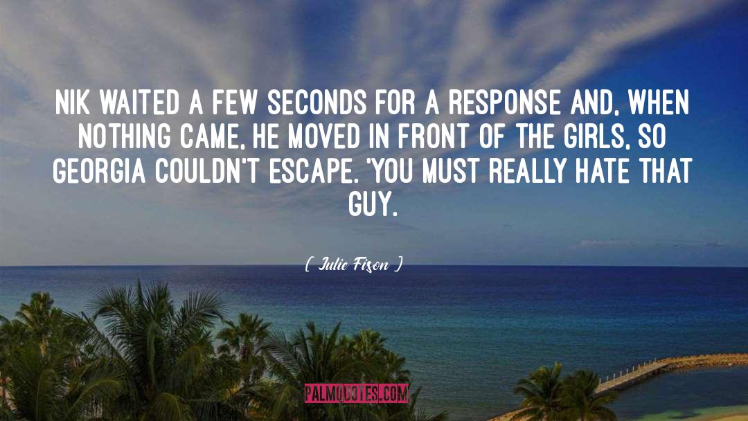 He S Back quotes by Julie Fison