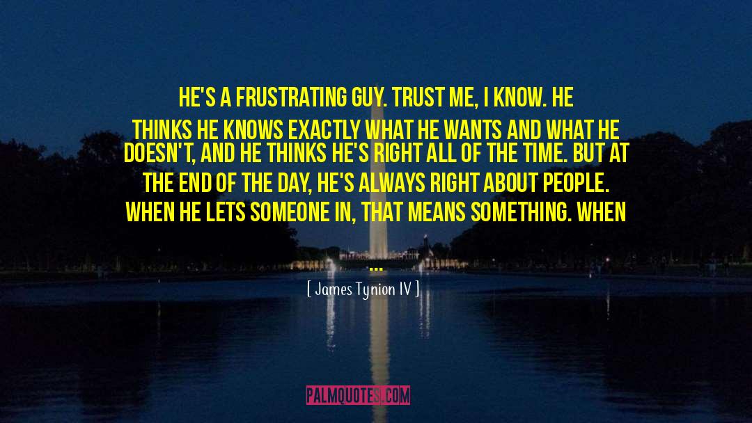 He Thinks He Knows Me quotes by James Tynion IV