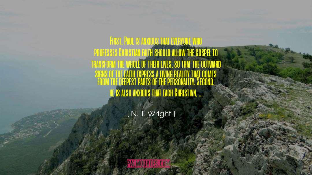 He Who Lives In Love Enjoys Life quotes by N. T. Wright