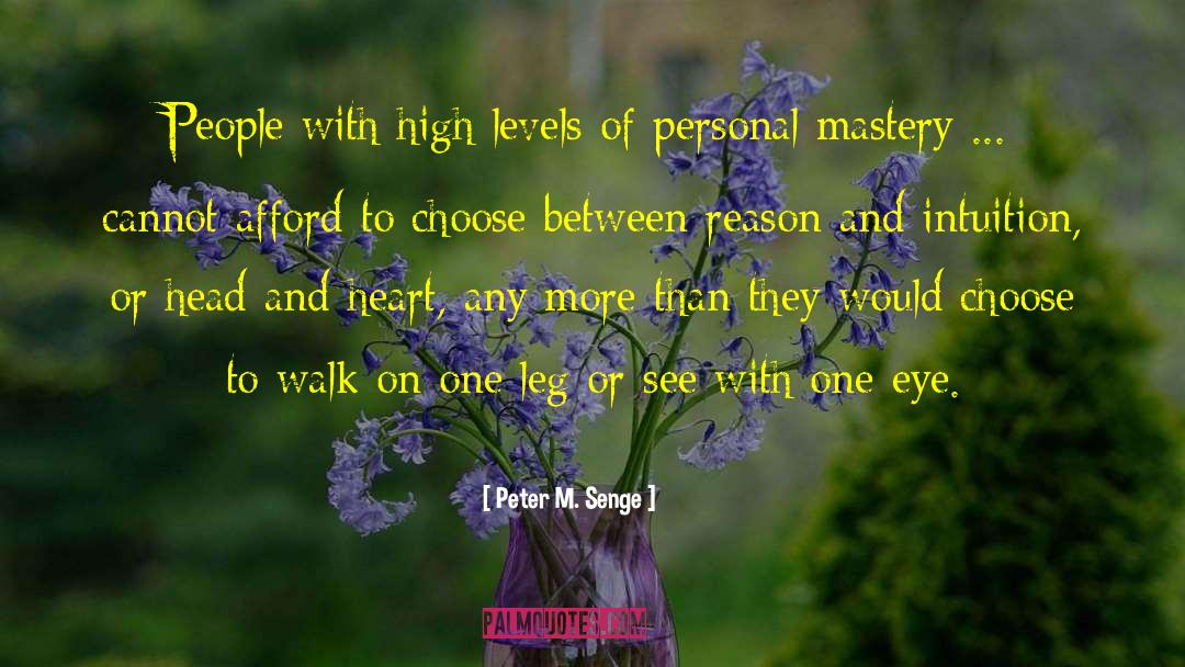 Head And Heart quotes by Peter M. Senge