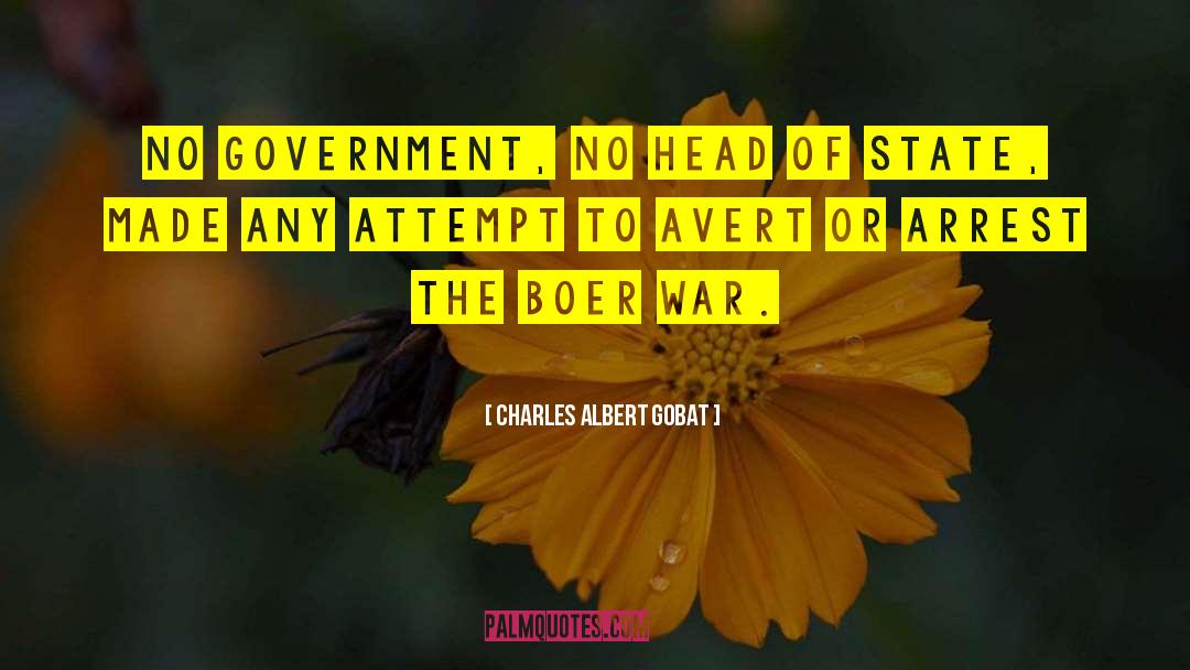 Head Of State quotes by Charles Albert Gobat