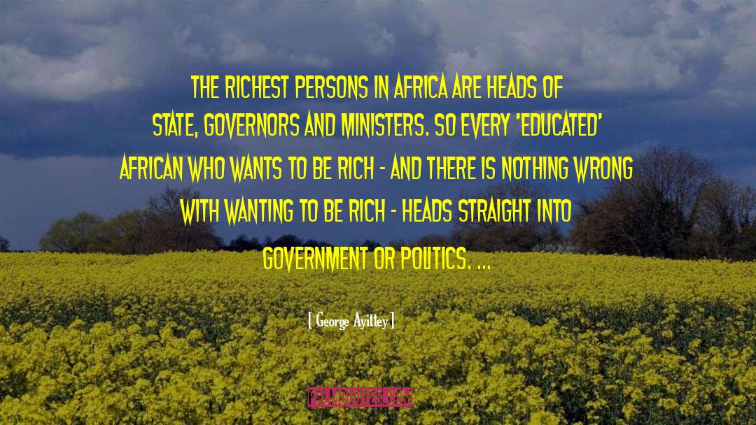 Head Of State quotes by George Ayittey