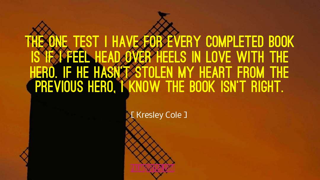 Head Over Heels For The Boss quotes by Kresley Cole