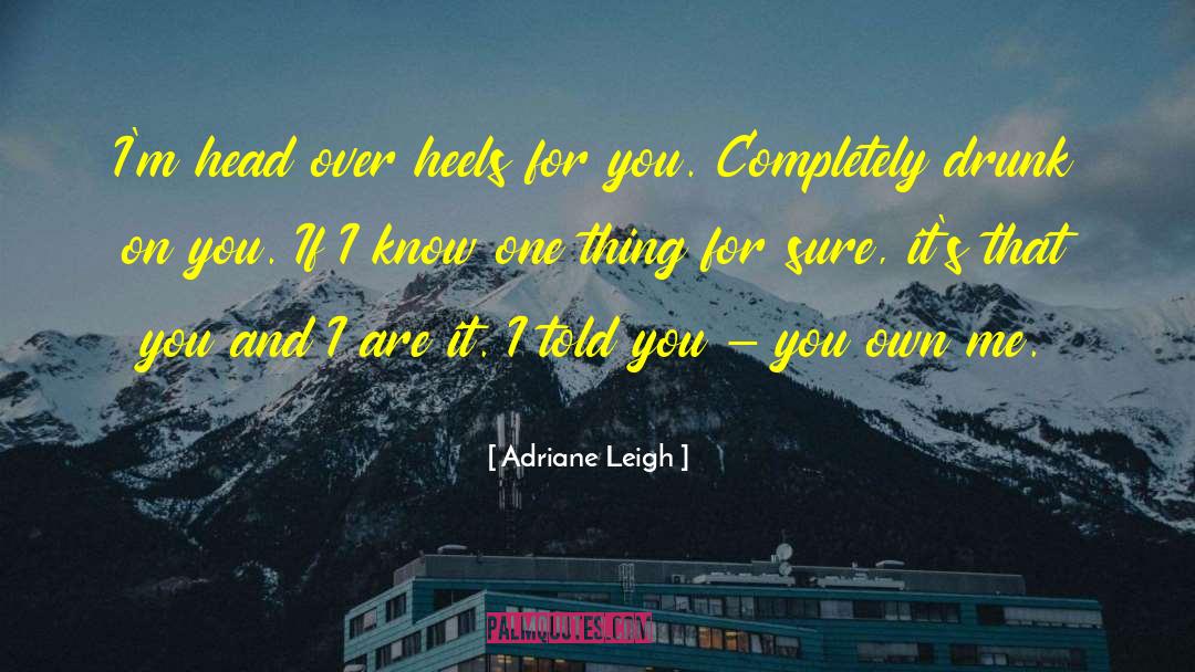 Head Over Heels quotes by Adriane Leigh