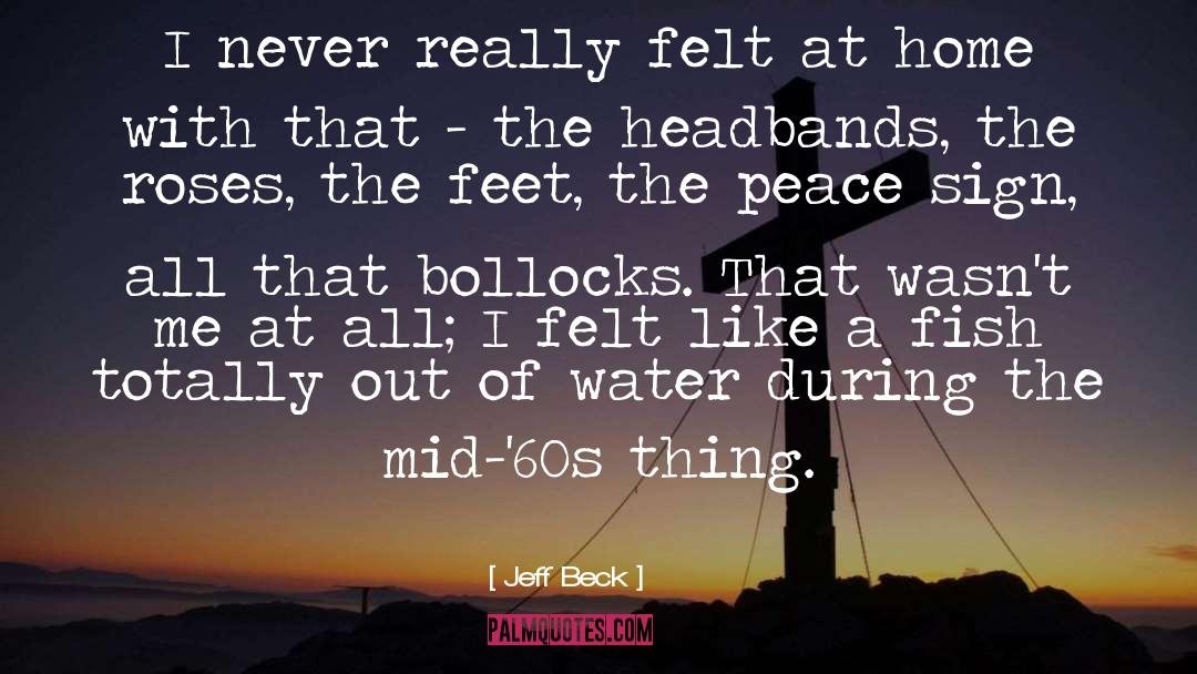 Headbands quotes by Jeff Beck