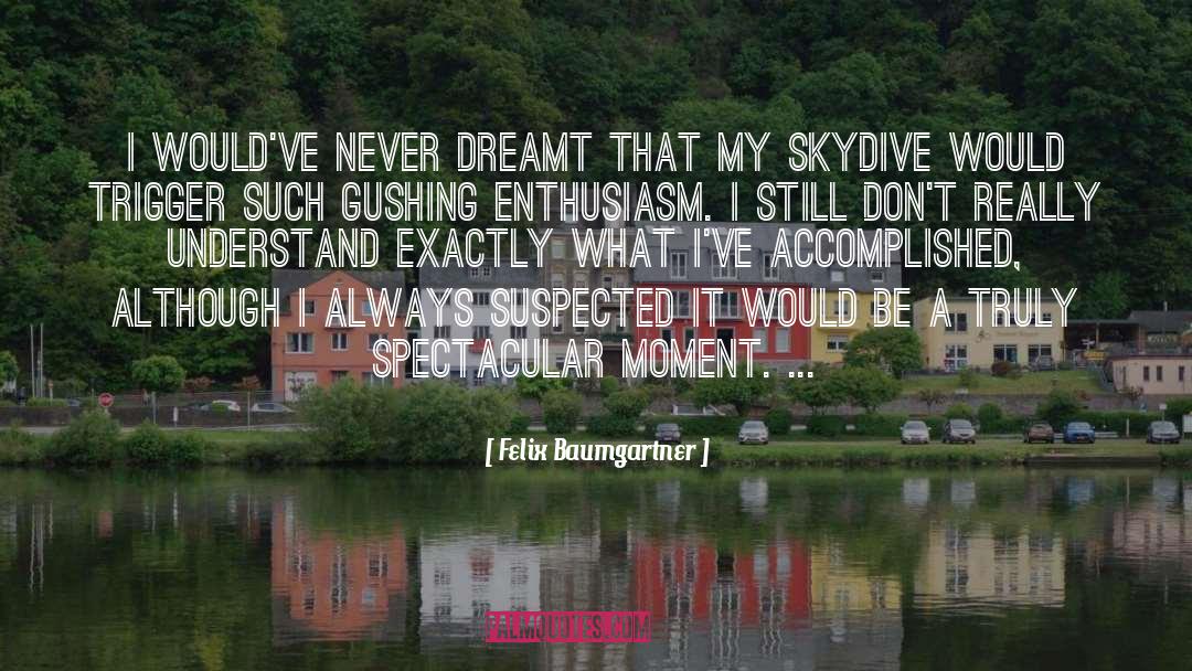 Headcorn Skydive quotes by Felix Baumgartner