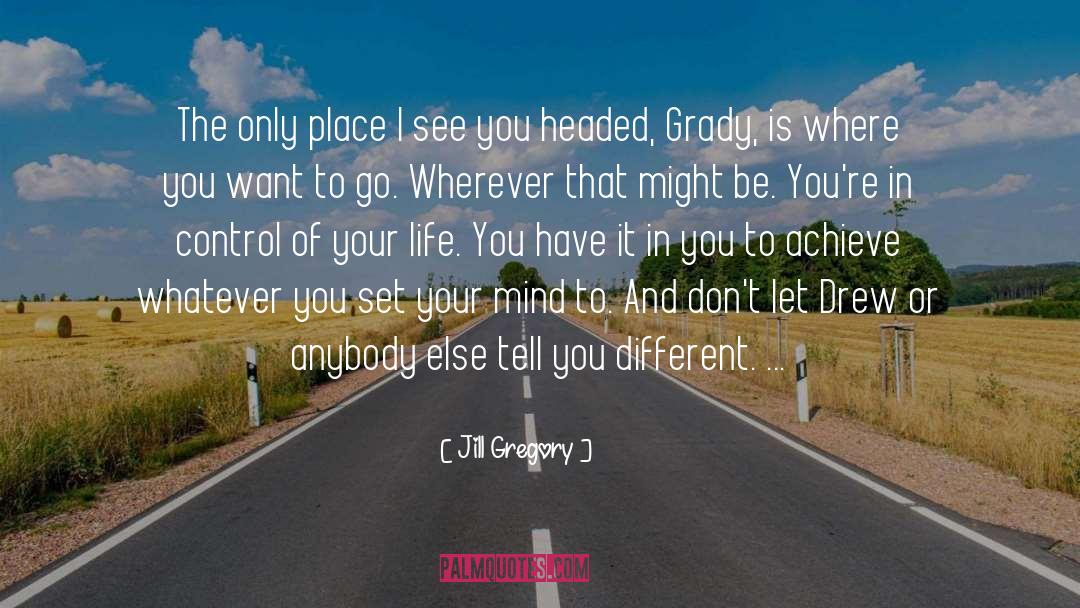 Headed quotes by Jill Gregory