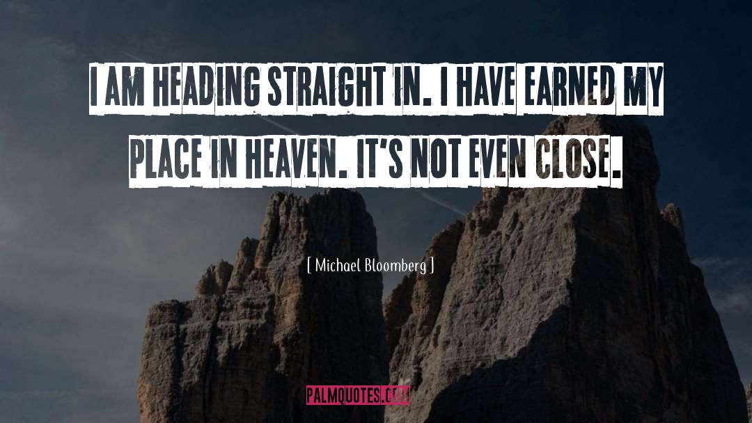 Headings quotes by Michael Bloomberg