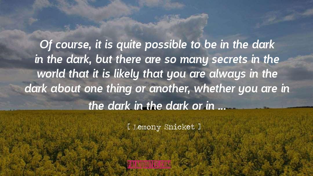 Headlands Dark quotes by Lemony Snicket