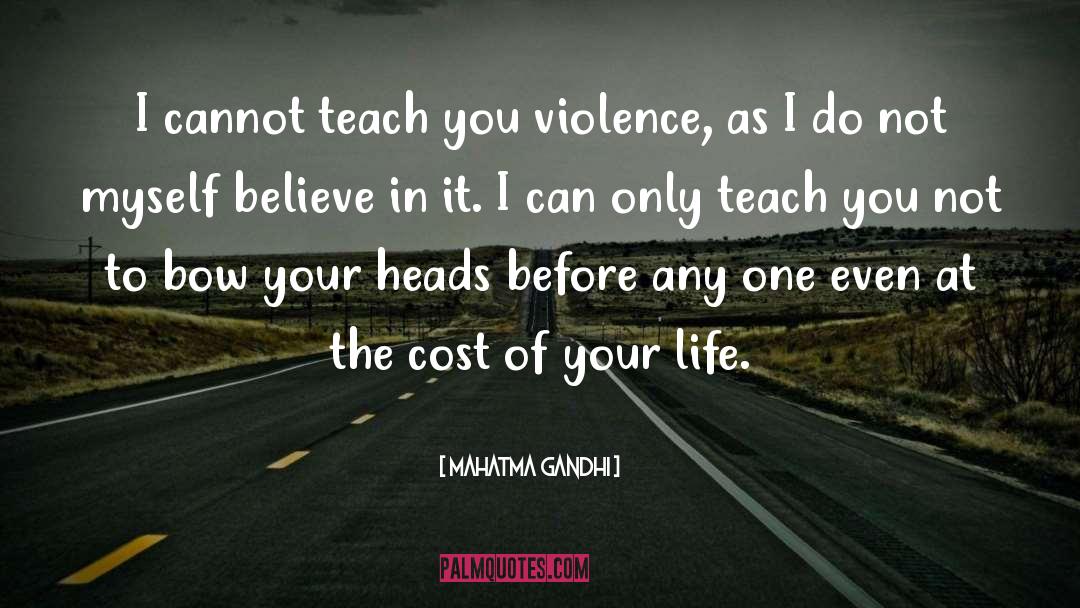Heads quotes by Mahatma Gandhi
