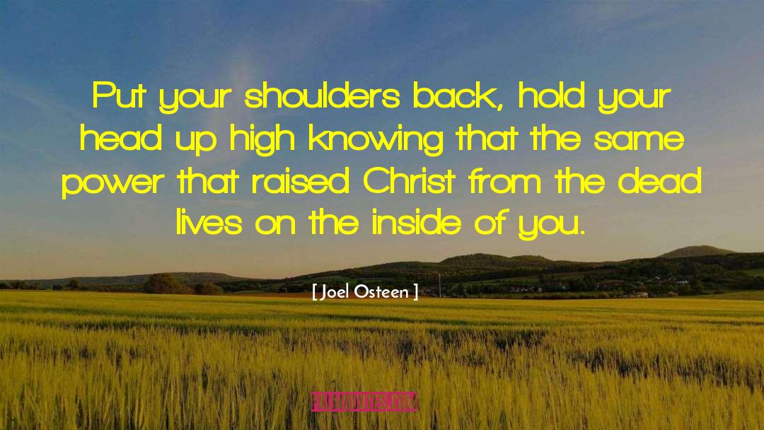 Heads Up quotes by Joel Osteen