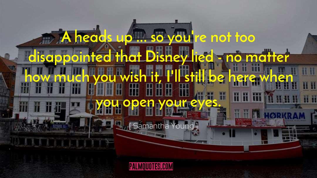 Heads Up quotes by Samantha Young