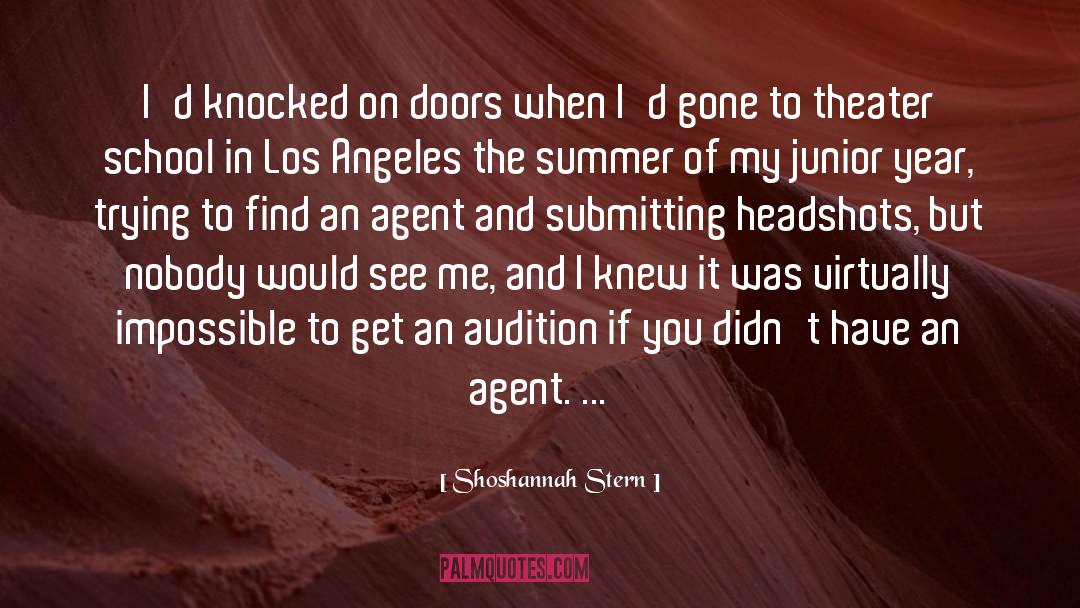Headshots quotes by Shoshannah Stern