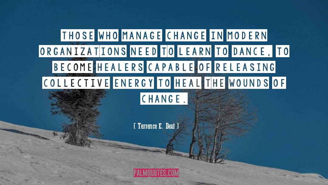 Healers quotes by Terrence E. Deal
