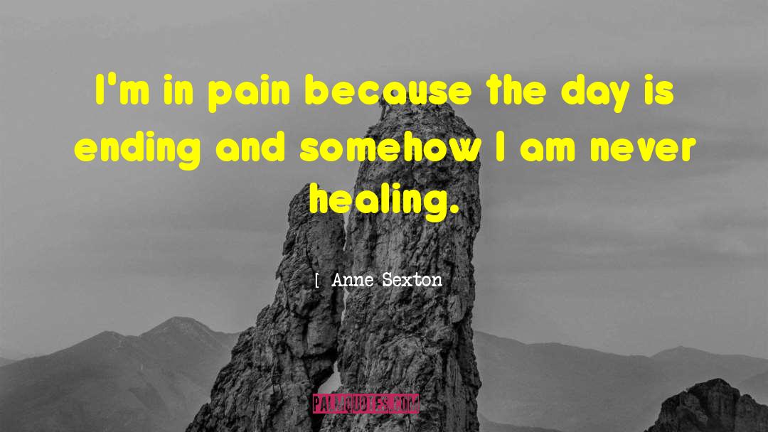 Healing Day quotes by Anne Sexton