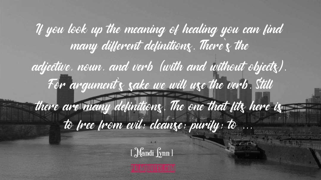 Healing From Grief quotes by Mandi Lynn