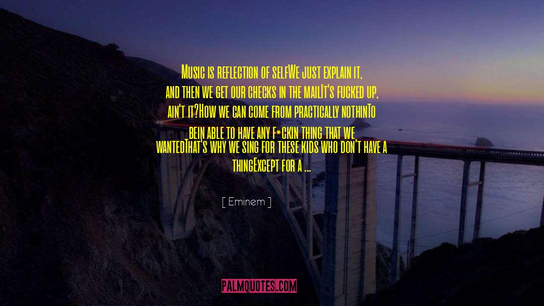 Healing From Music quotes by Eminem