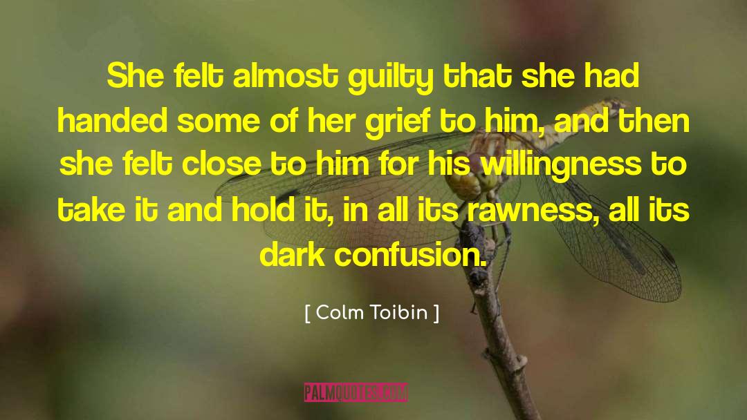 Healing Grief quotes by Colm Toibin