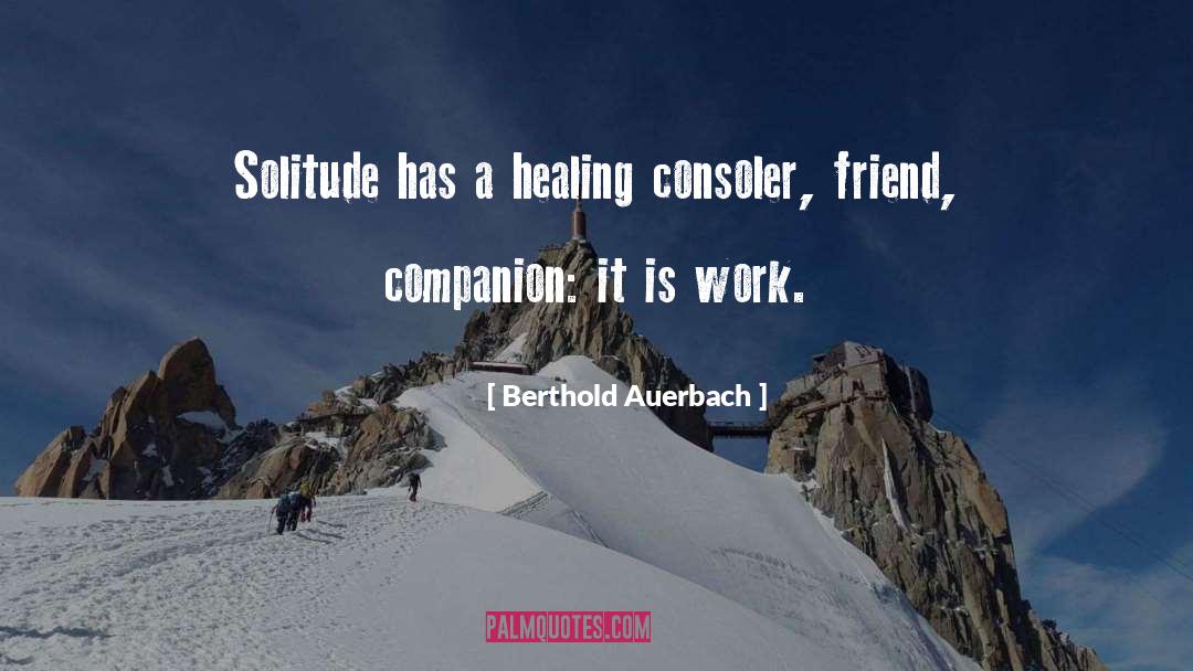 Healing Insight quotes by Berthold Auerbach