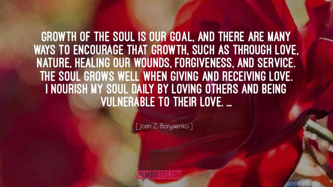 Healing Love quotes by Joan Z. Borysenko