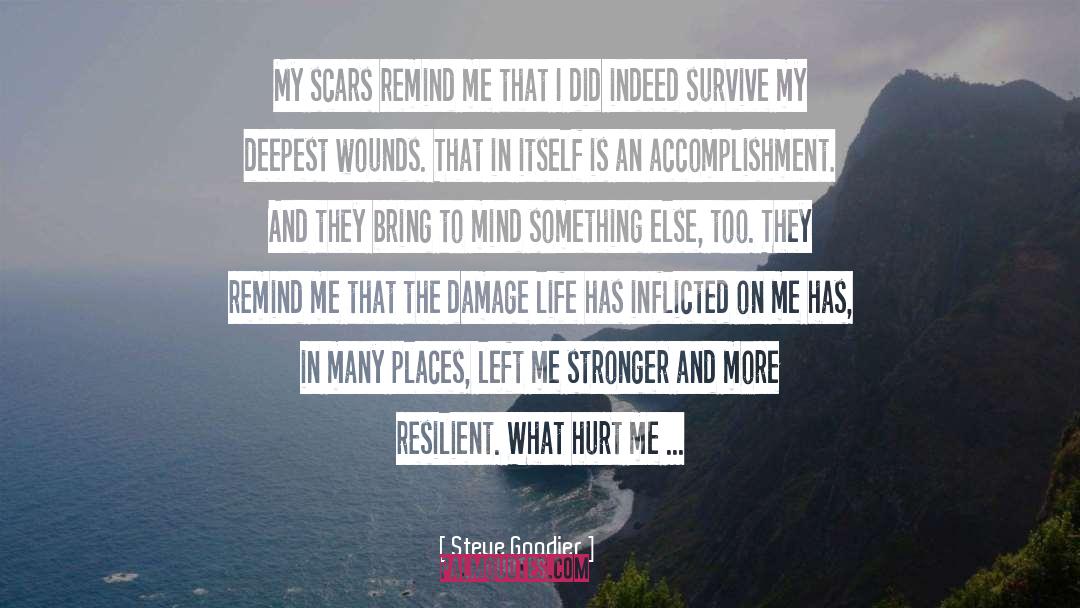 Healing Old Wounds Hurts quotes by Steve Goodier