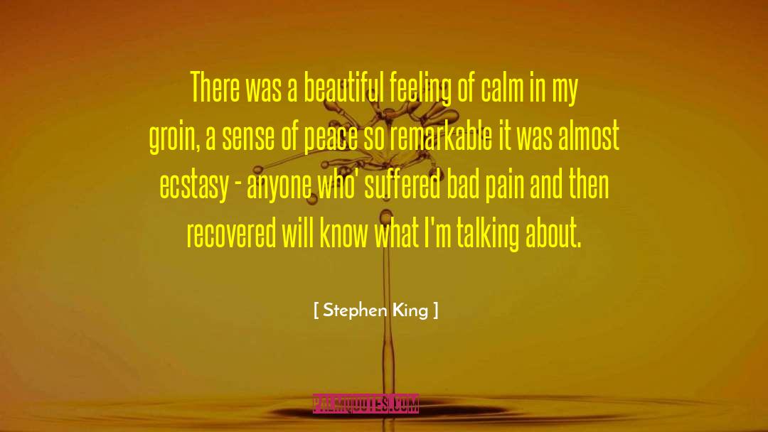 Healing Pain quotes by Stephen King