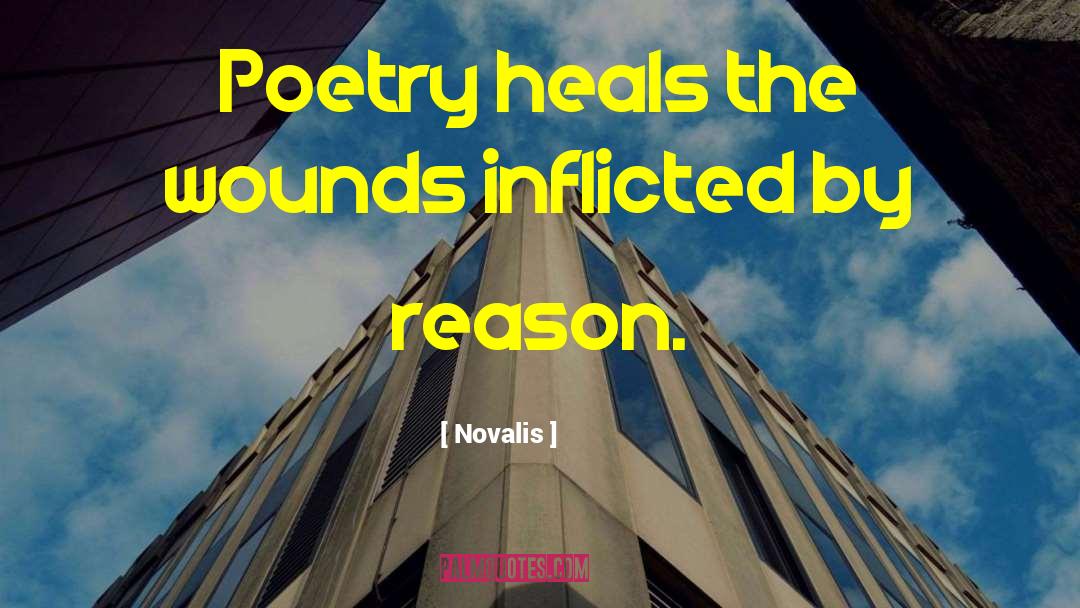 Healing Poetry quotes by Novalis