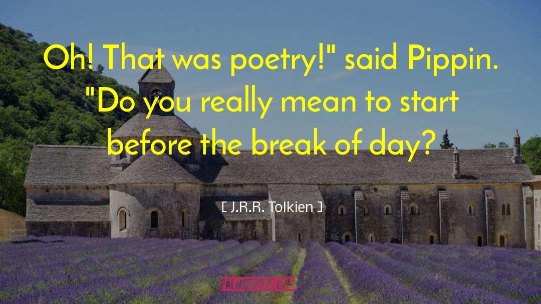 Healing Poetry quotes by J.R.R. Tolkien