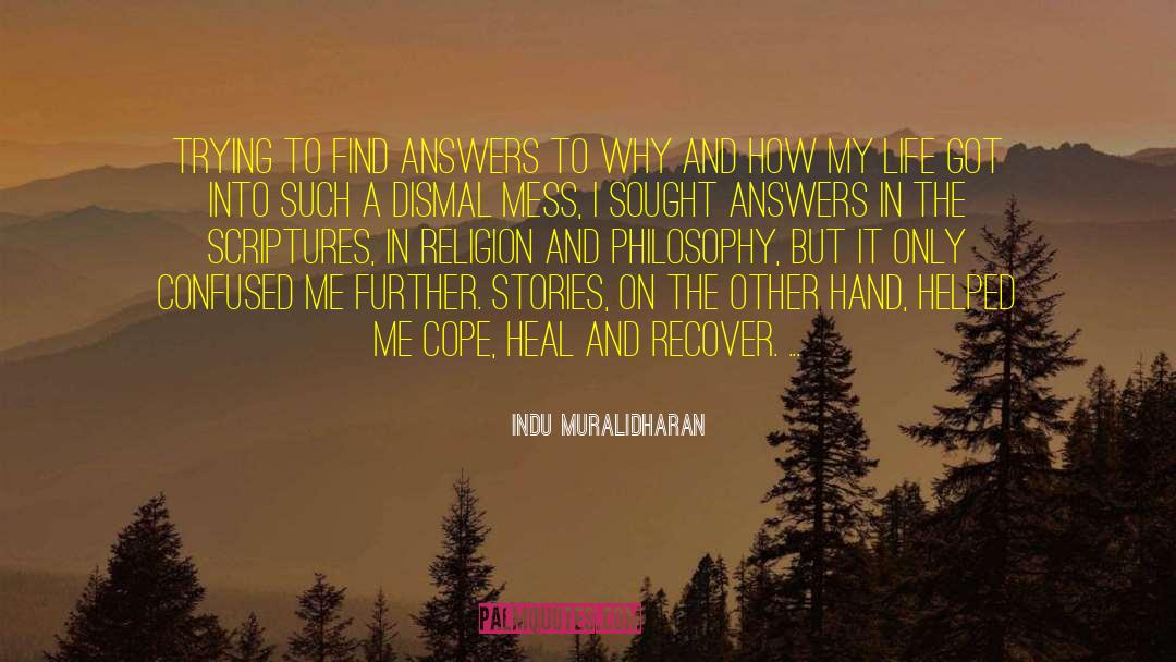 Healing Power Of Fiction quotes by Indu Muralidharan