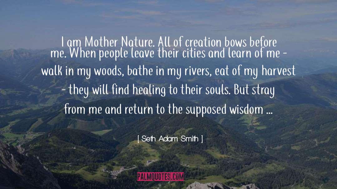 Healing Power Of Nature quotes by Seth Adam Smith