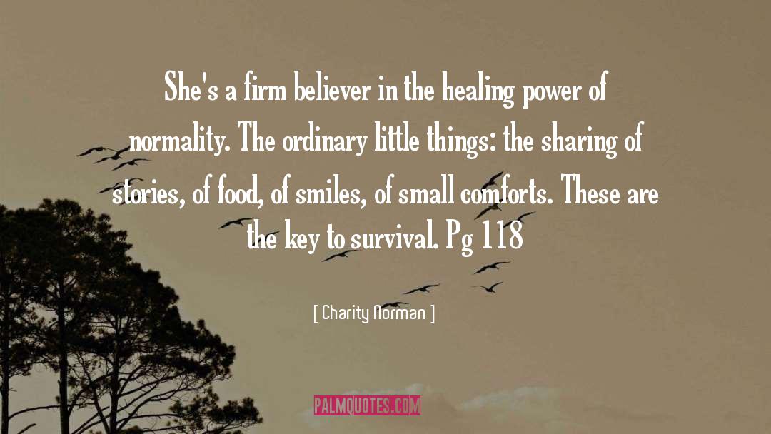 Healing Power quotes by Charity Norman