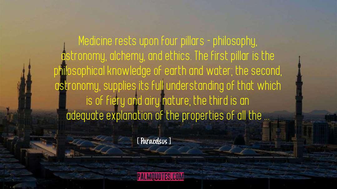 Healing Properties Of Nature quotes by Paracelsus