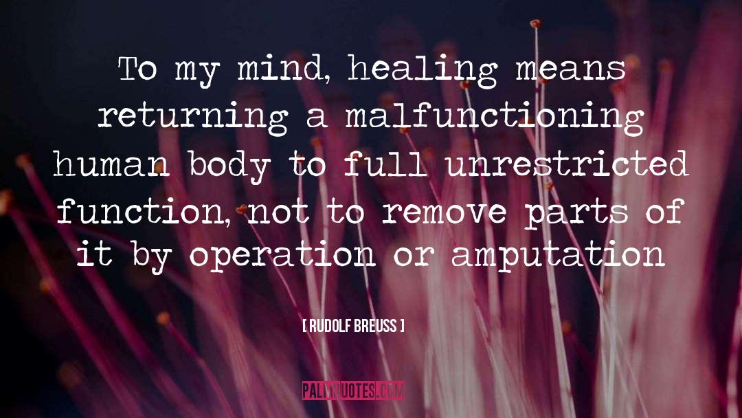 Healing quotes by Rudolf Breuss