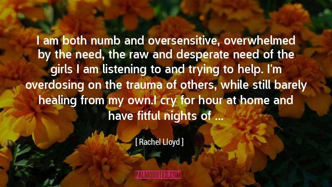 Healing quotes by Rachel Lloyd