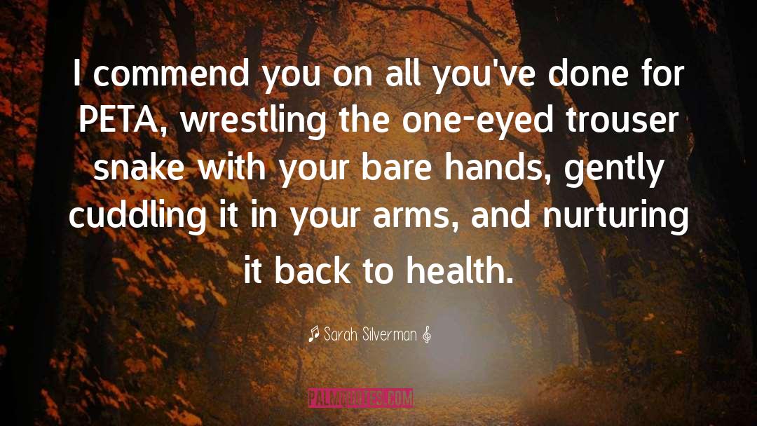 Health And Fitness quotes by Sarah Silverman