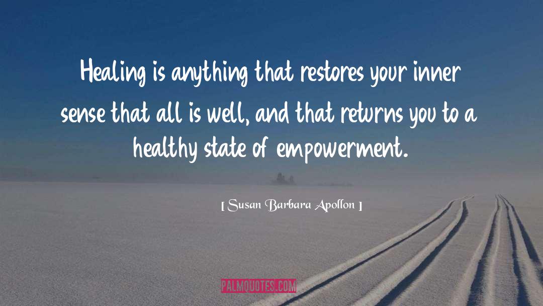 Health And Wellness quotes by Susan Barbara Apollon