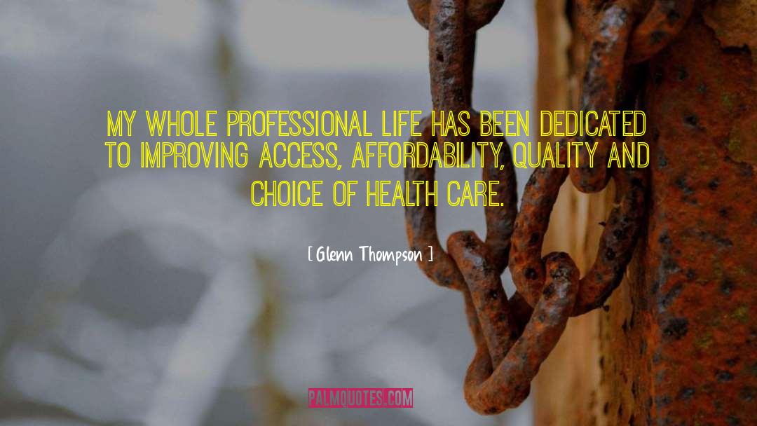 Health Benefits quotes by Glenn Thompson