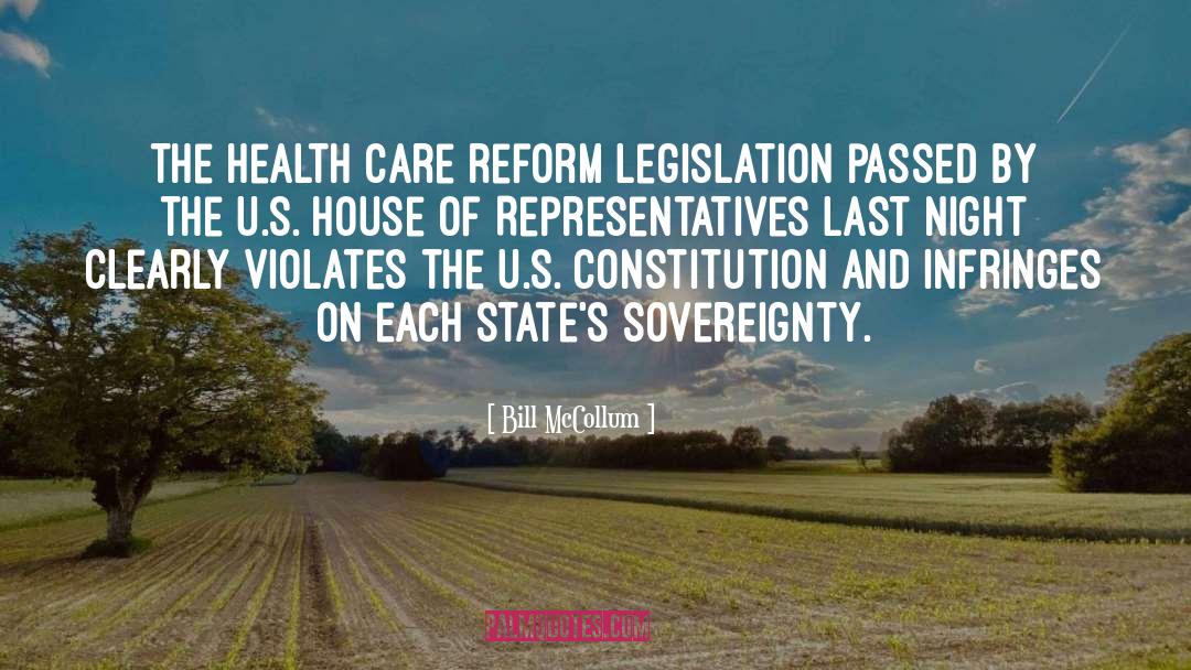 Health Care Reform quotes by Bill McCollum