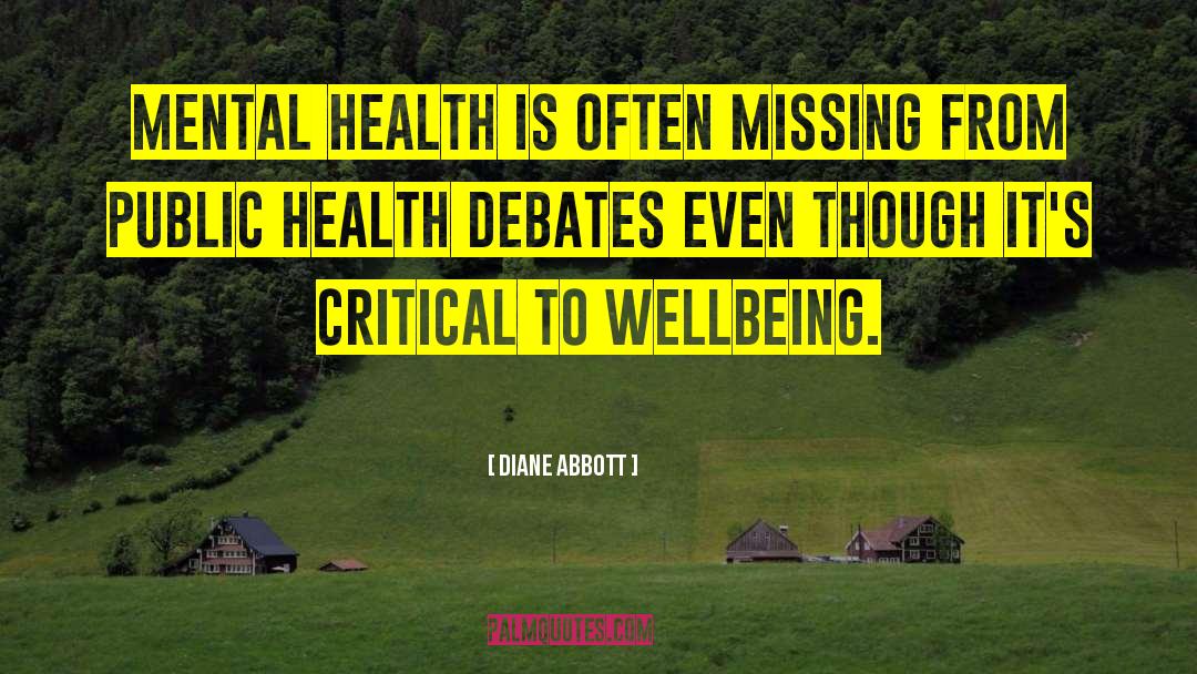 Health Coverage quotes by Diane Abbott