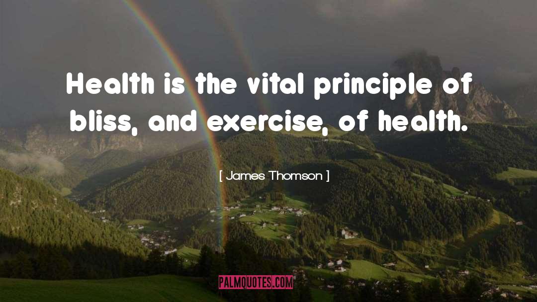 Health Fitness quotes by James Thomson