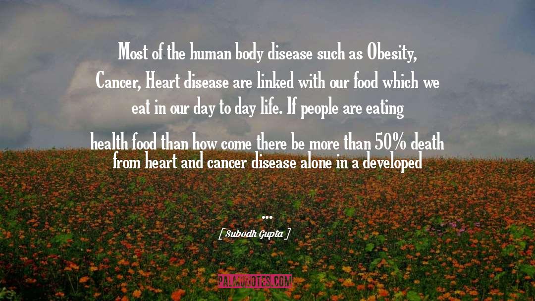 Health Food quotes by Subodh Gupta