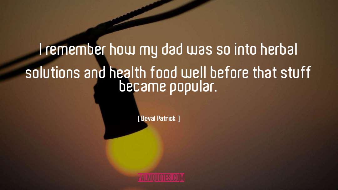 Health Food quotes by Deval Patrick