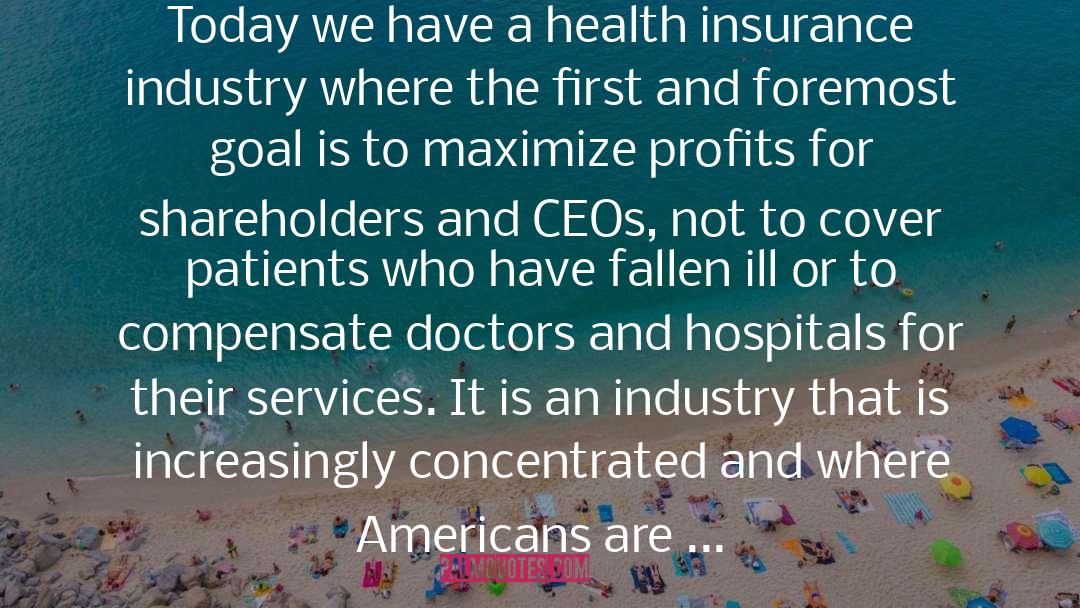 Health Insurance Michigan quotes by Dianne Feinstein