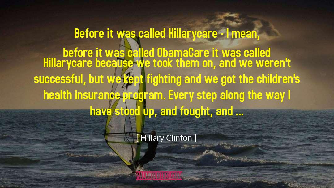 Health Insurance quotes by Hillary Clinton