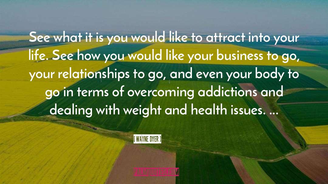 Health Issues quotes by Wayne Dyer