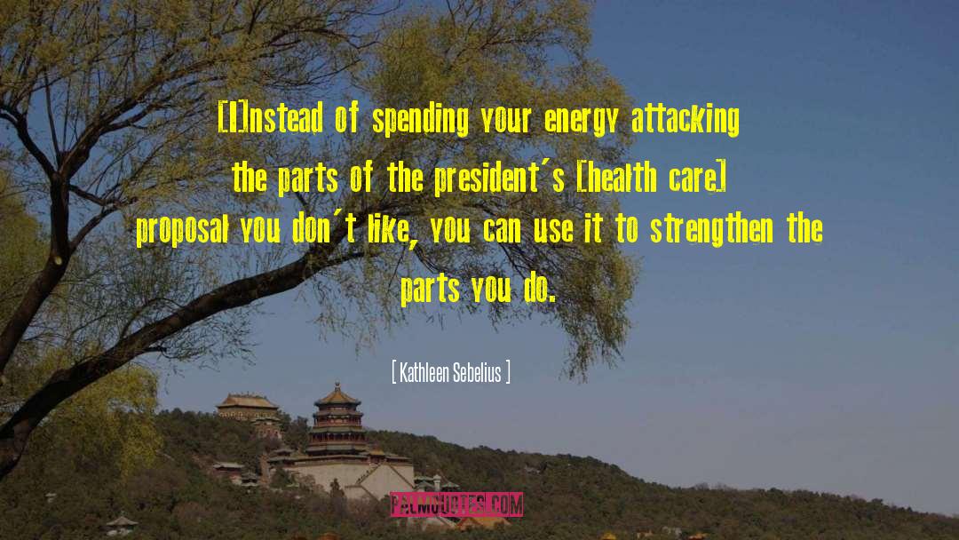 Health Plan quotes by Kathleen Sebelius